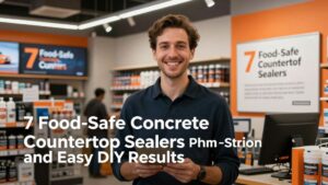 7 Food-Safe Concrete Countertop Sealers That Deliver Stain-Proof Protection and Easy DIY Results